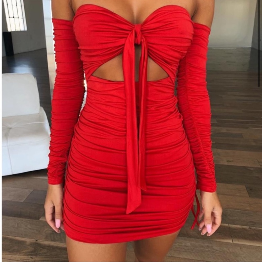 Tiger Mist Lisbon Sexy Red Dress Size XS
